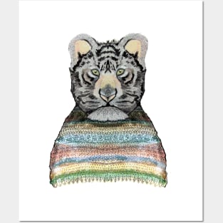 Tiger Knit Posters and Art